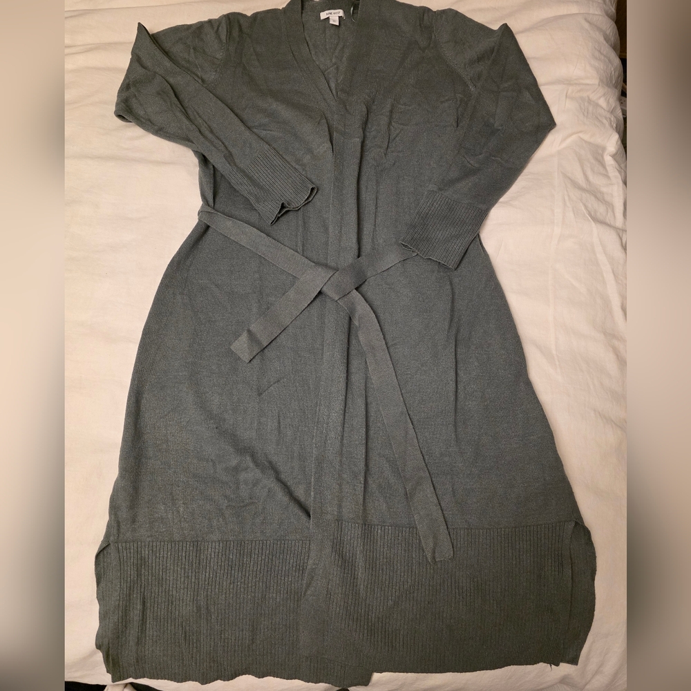 Nine West Charcoal Knit Cardigan